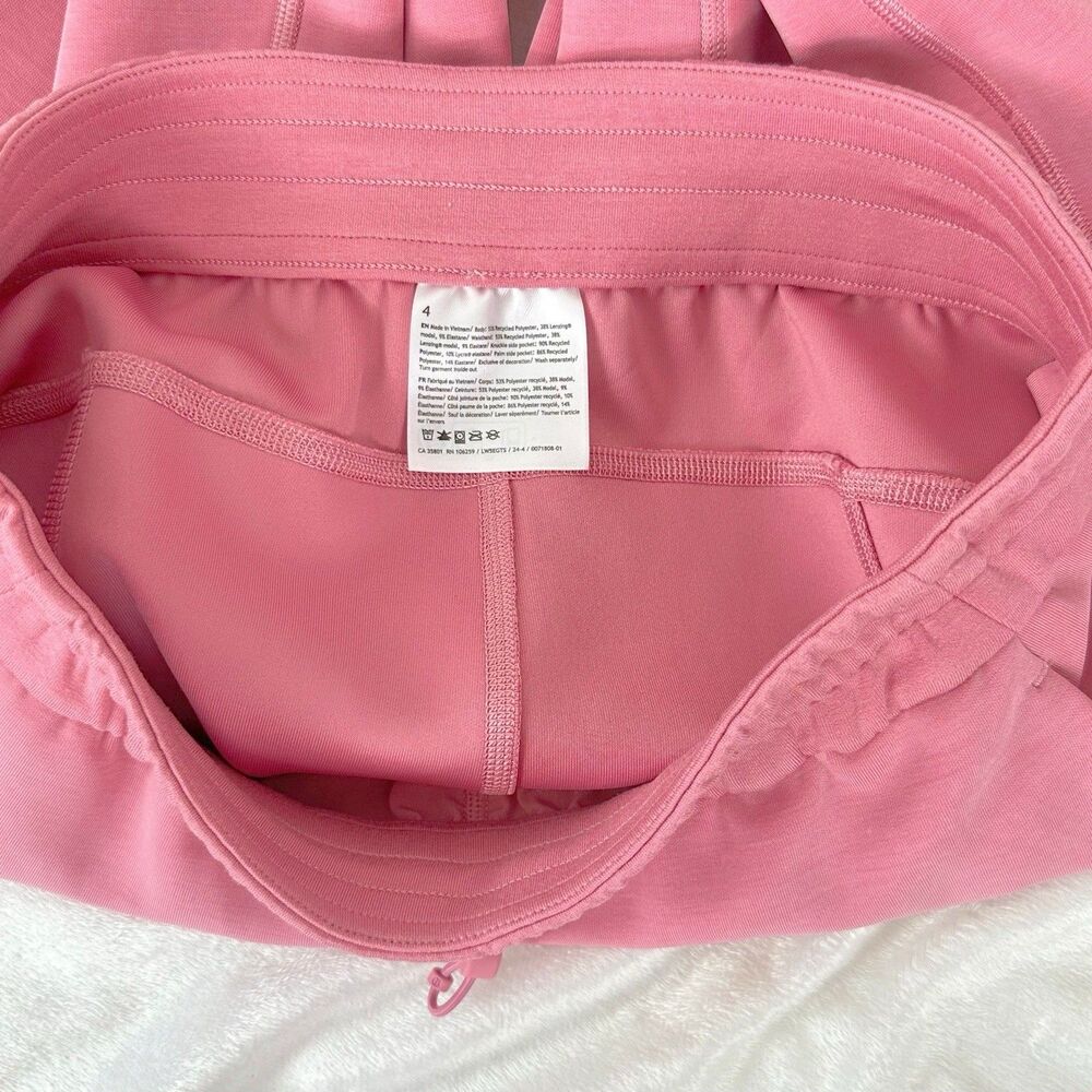Lululemon Softstreme High-Rise Pant & Perfectly Oversized Cropped Crew Pink Tide - Picture 15 of 16
